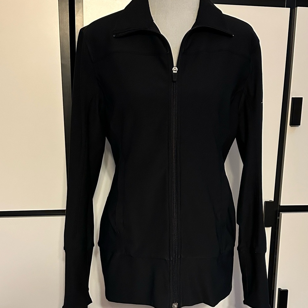 Nike fit dry black zip up jacket